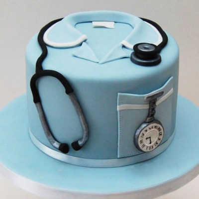 Blue Shirt Medical Cake