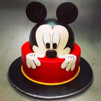 Mickey Red Kids Birthday Cake