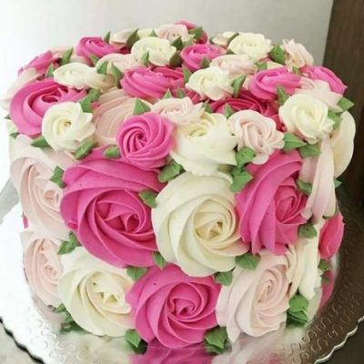 Elegant Flower Cake for girl