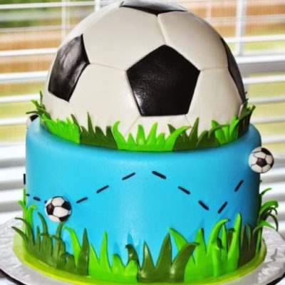 Soccer Ball Sports Cake