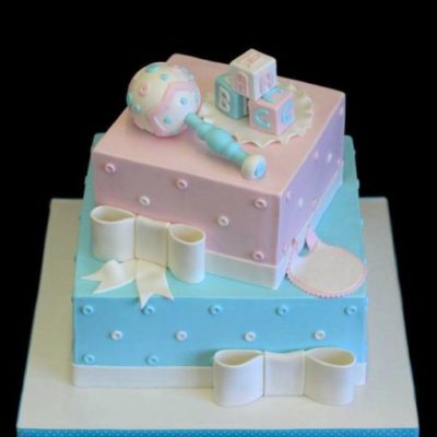 Toy 2 Tier Baby Shower Cake