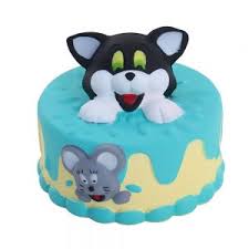 Tom Jerry Birthday Cake