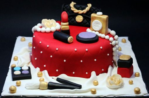 Girls Make-up cake ideas in Lahore